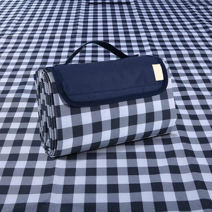 RUIBOLU Large Picnic Blanket 80''x80''
