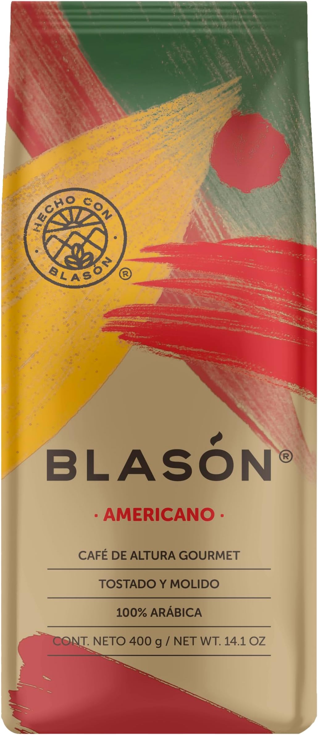 Mexican Blason Americano Ground Coffee, 14.1 Ounces