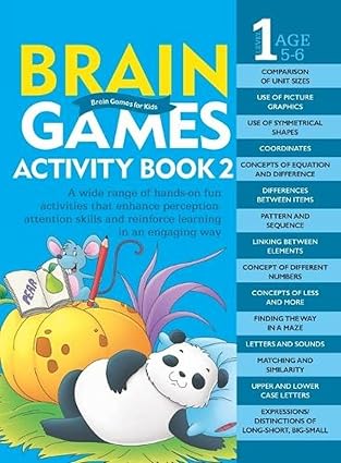 Brain Games Activity Book 2 LEVEL-1