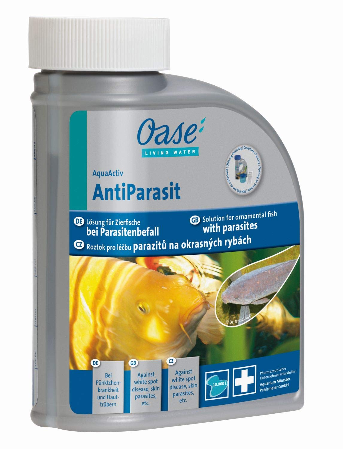 OASE 50565 AquaActiv Antiparassite, 500 ml