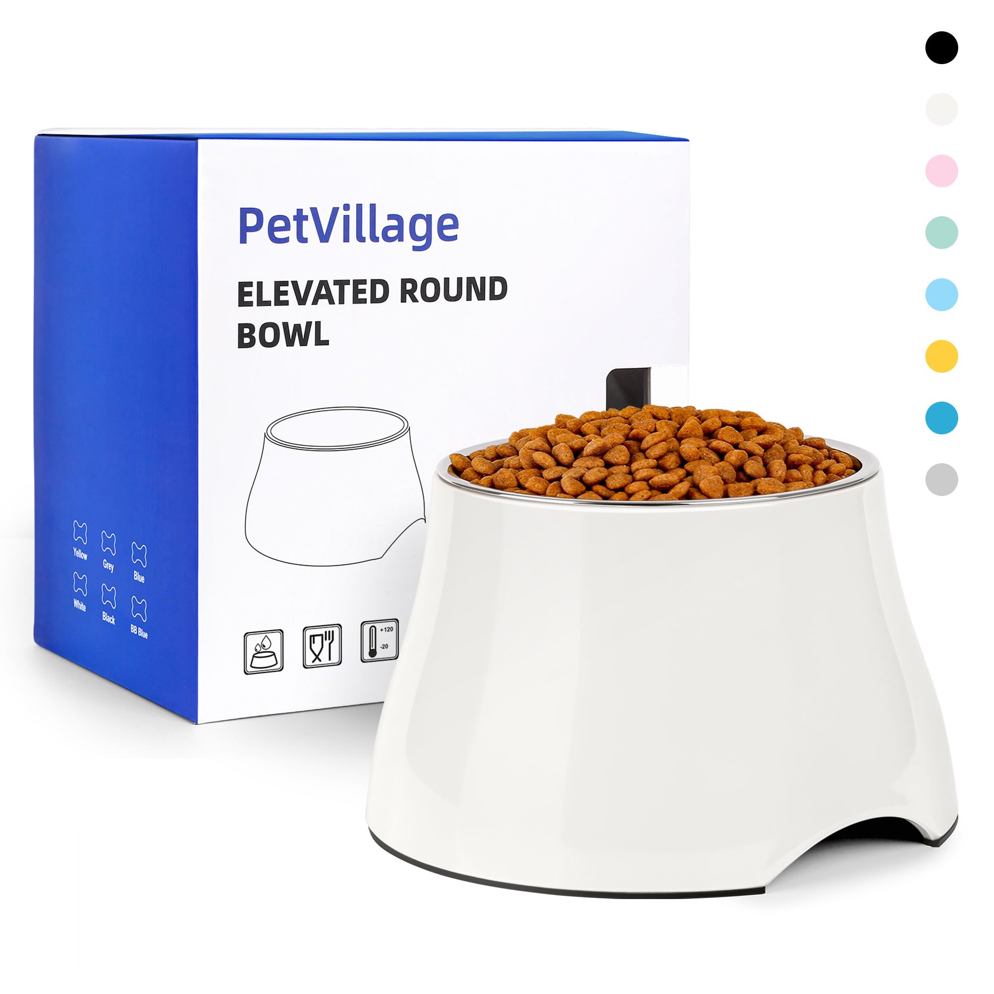 Petvillage Cone Friendly Dog Bowl