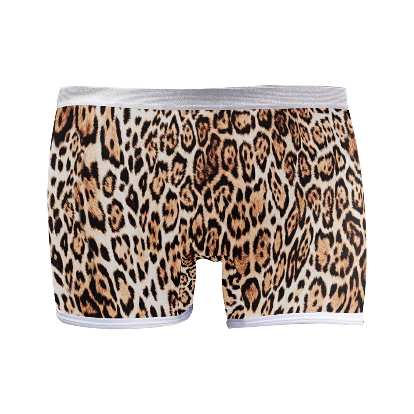 Linomo Women's Boxer Briefs Panties Animal Leopard Print Underwear Boyshort Boxers Shorts for Women Girls Multicolor