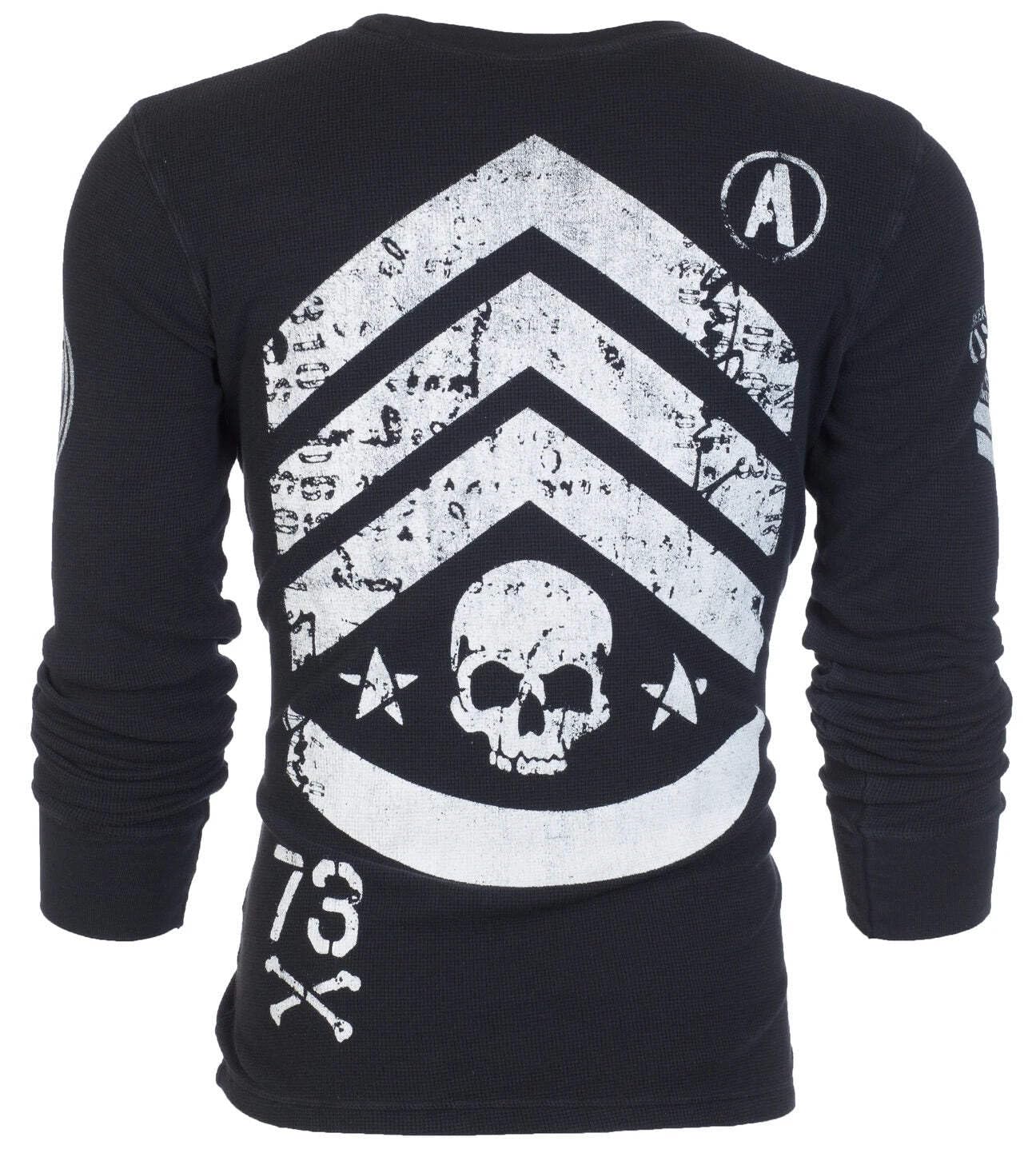 Archaic by Affliction Herren Langarm Thermohemd Strong Crest