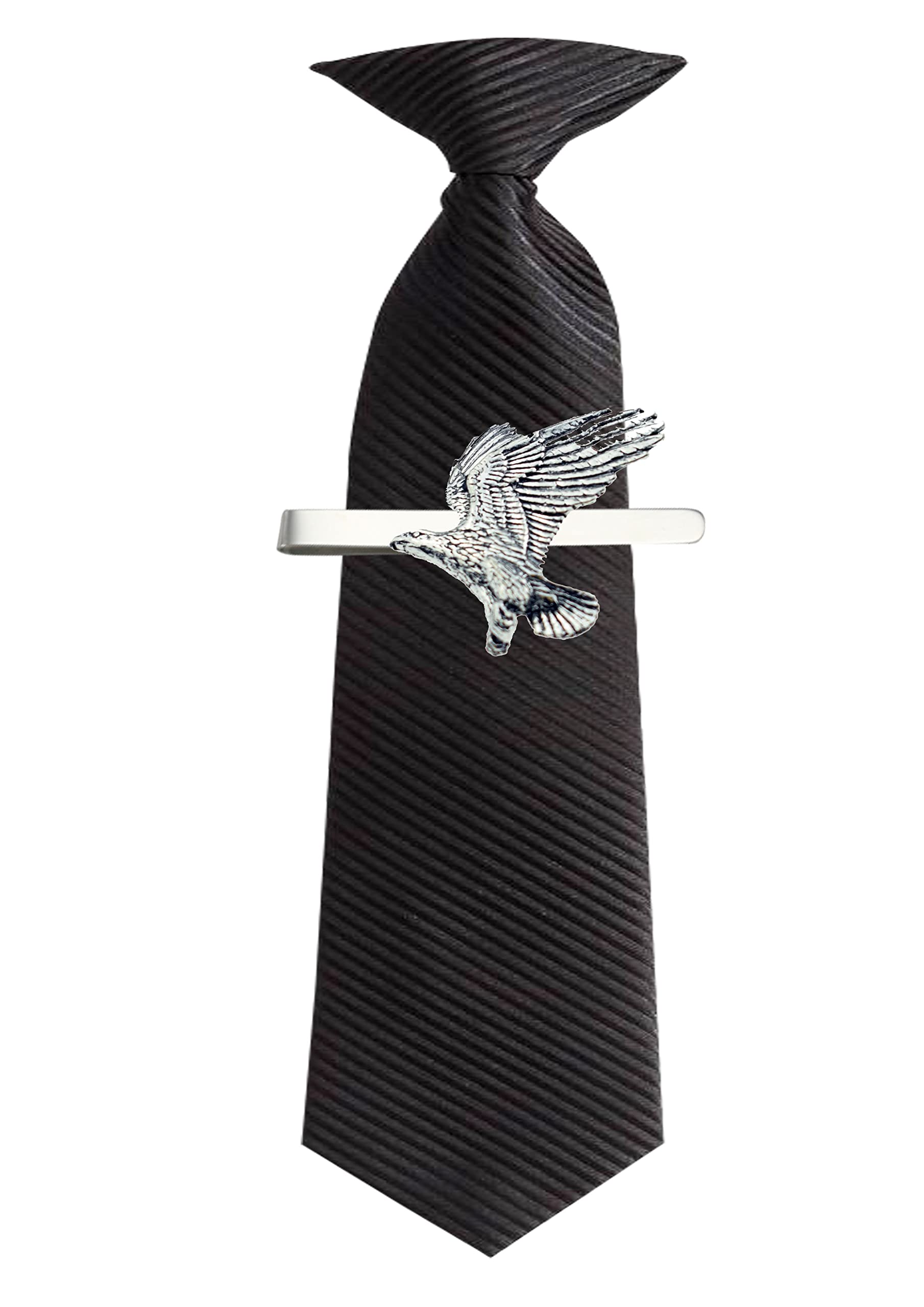 Krawattenklammer Krawattennadel Adler mit Schachtel, Geschenk