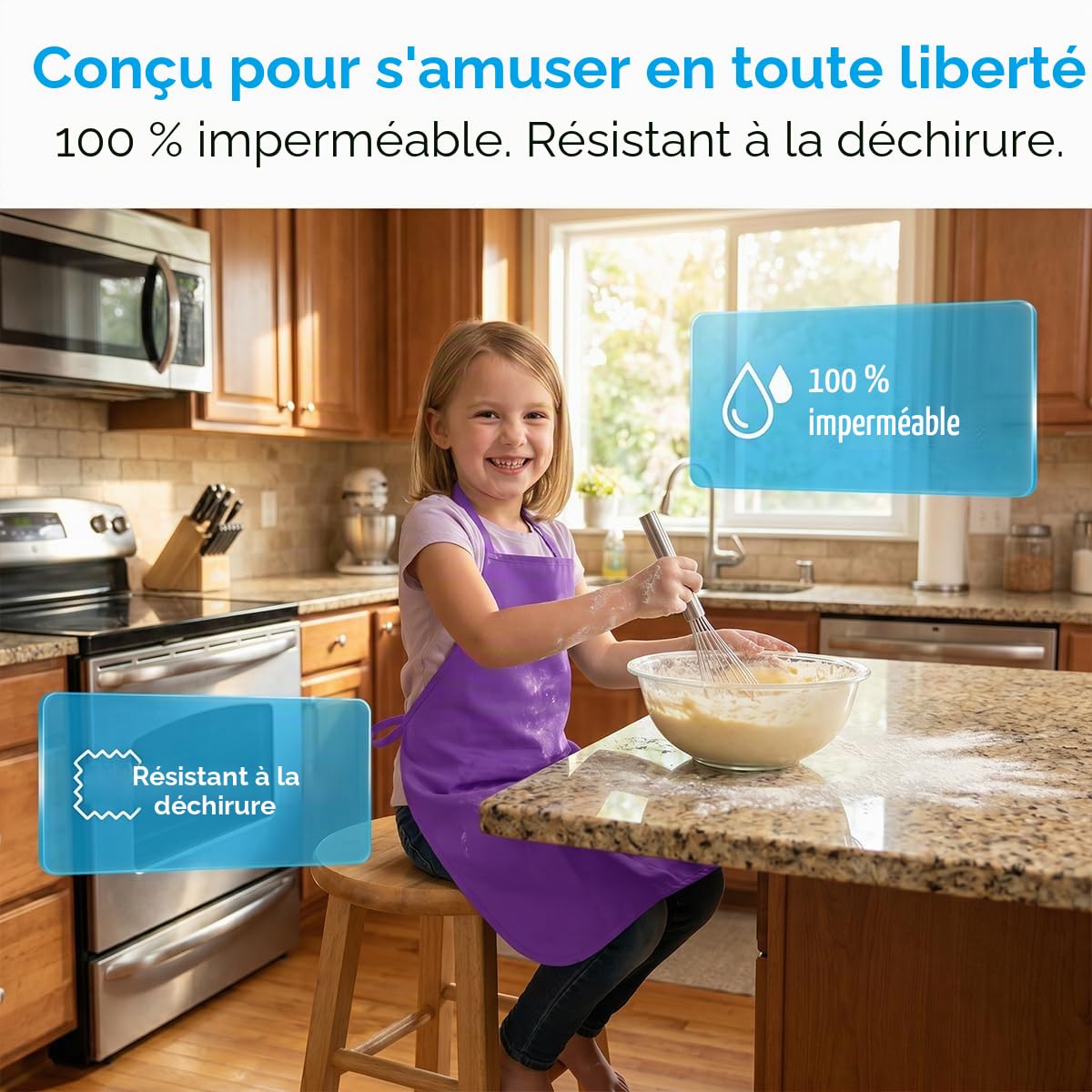 12 Pièces Tabliers de Peinture pour Enfants 2-9 Ans, 12 Couleurs | Children's Painting Apron, Tissu non Tissé, Jardinage Blouse pour la Pâtisserie, Les Travaux Manuels, Léger et Respirant