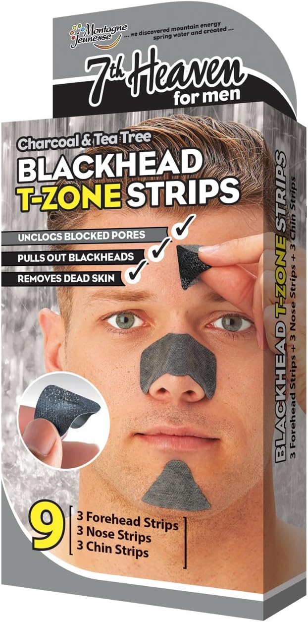 7th Heaven Montagne JEUnesse Men Blackhead T-Zone Strips 9S