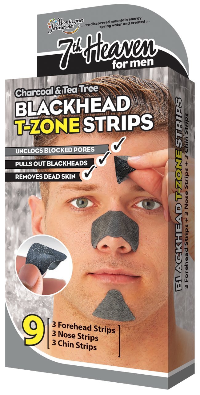 7th Heaven Montagne JEUnesse Men Blackhead T-Zone Strips 9S