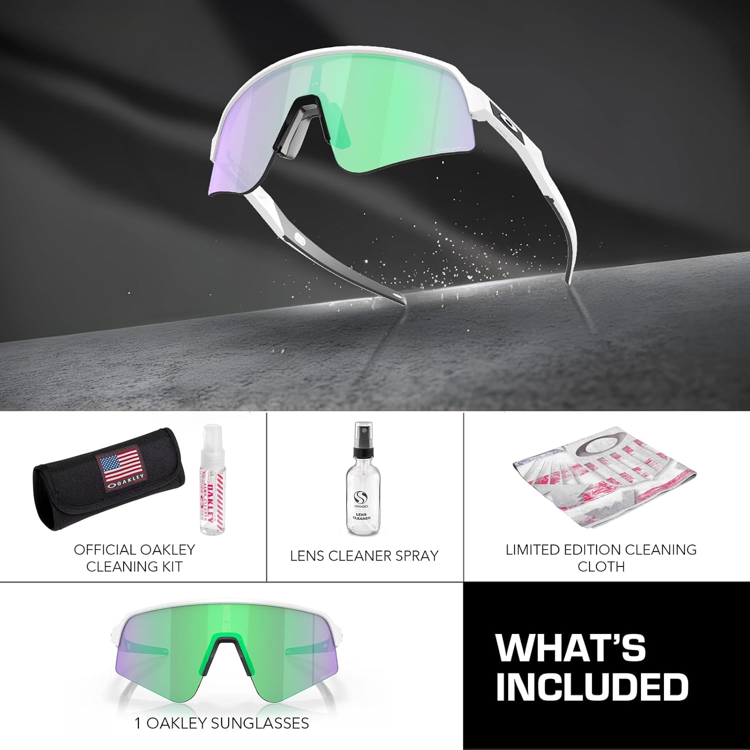 Oakley SUTRO LITE SWEEP RE-DISCOVER COLLECTION OO9465 Shield Shape Sunglasses With Official Eyewear Kit