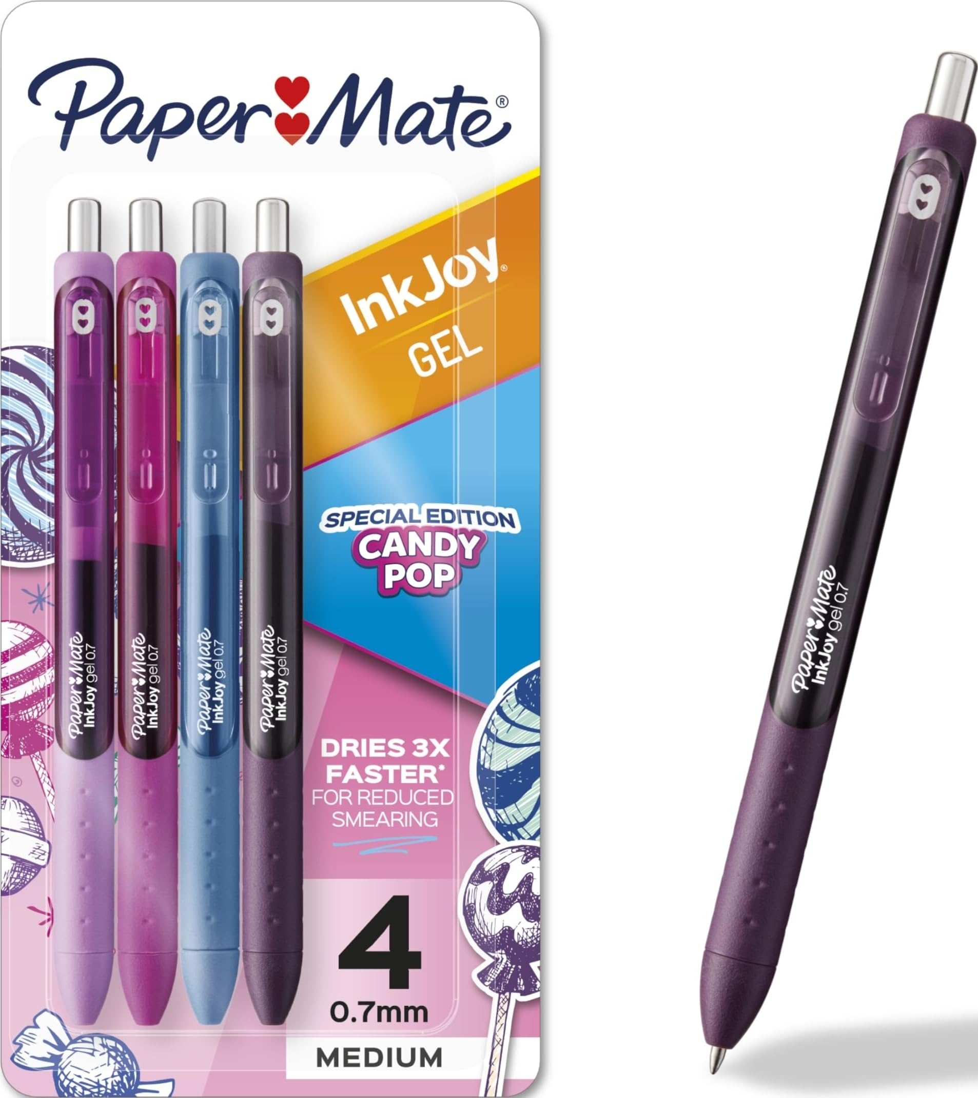 Amazon.com: Paper Mate InkJoy Gel Pens, Candy Pop Special Edition