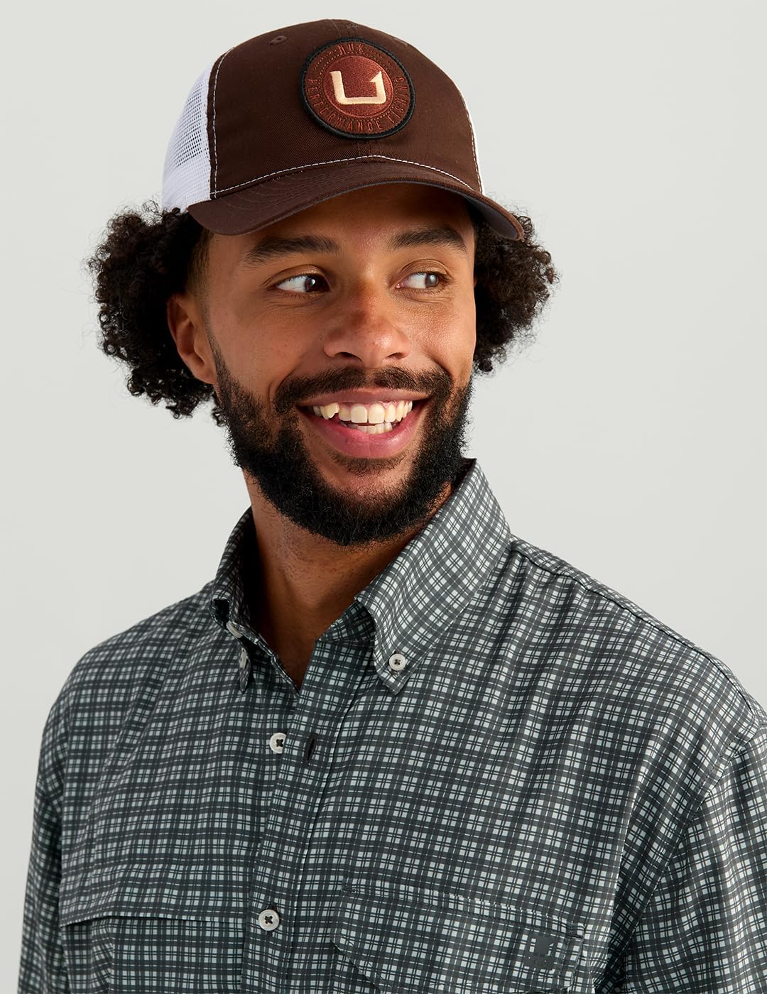 HUK Mens Tide Point Pattern Short Sleeve Shirt, Fishing Button Down - Image 5