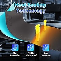 Vista 7 de Advance Outdoor 10x10 pies Toldo portátil para patio al aire libre, cobertizo de almacenamiento resistente con 2 puertas enrollables con cierre