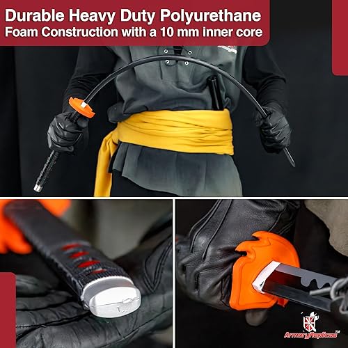 Miniatura 6 de Armory Replicas - Espuma de poliuretano Zoro Pirata Anime Wado Ichimonji réplica Katana - Cosplay Cosplay LARP Prop Espada de espuma