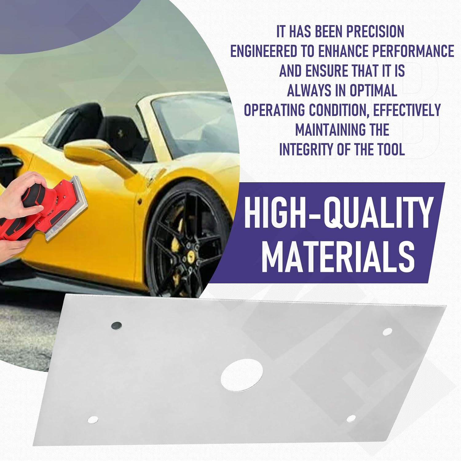 2 Pack 846456 Sander Backing Plate (Felt W/Metal Plate) for Porter Cable 505-Bdk, 505, 505H, 8050, 8505, 205, 4485