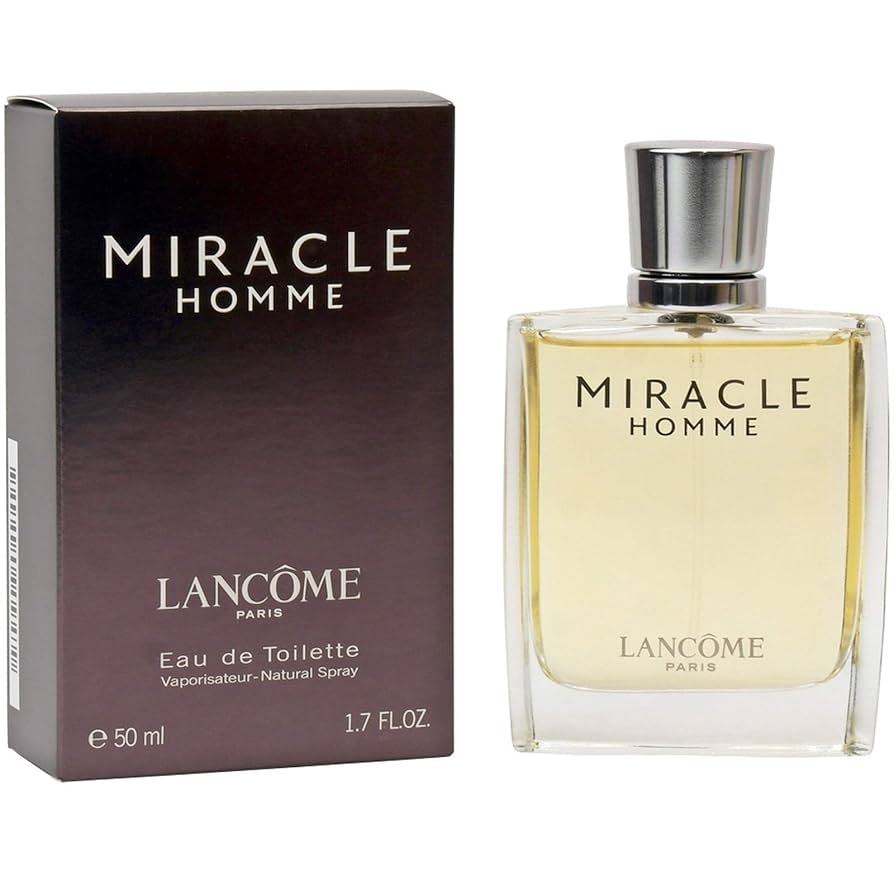Lancôme Miracle Homme Eau de Toilette MIRACLE HOMME LANCOME MEN 1.7 OZ / 50 ML EAU DE TOILETTE