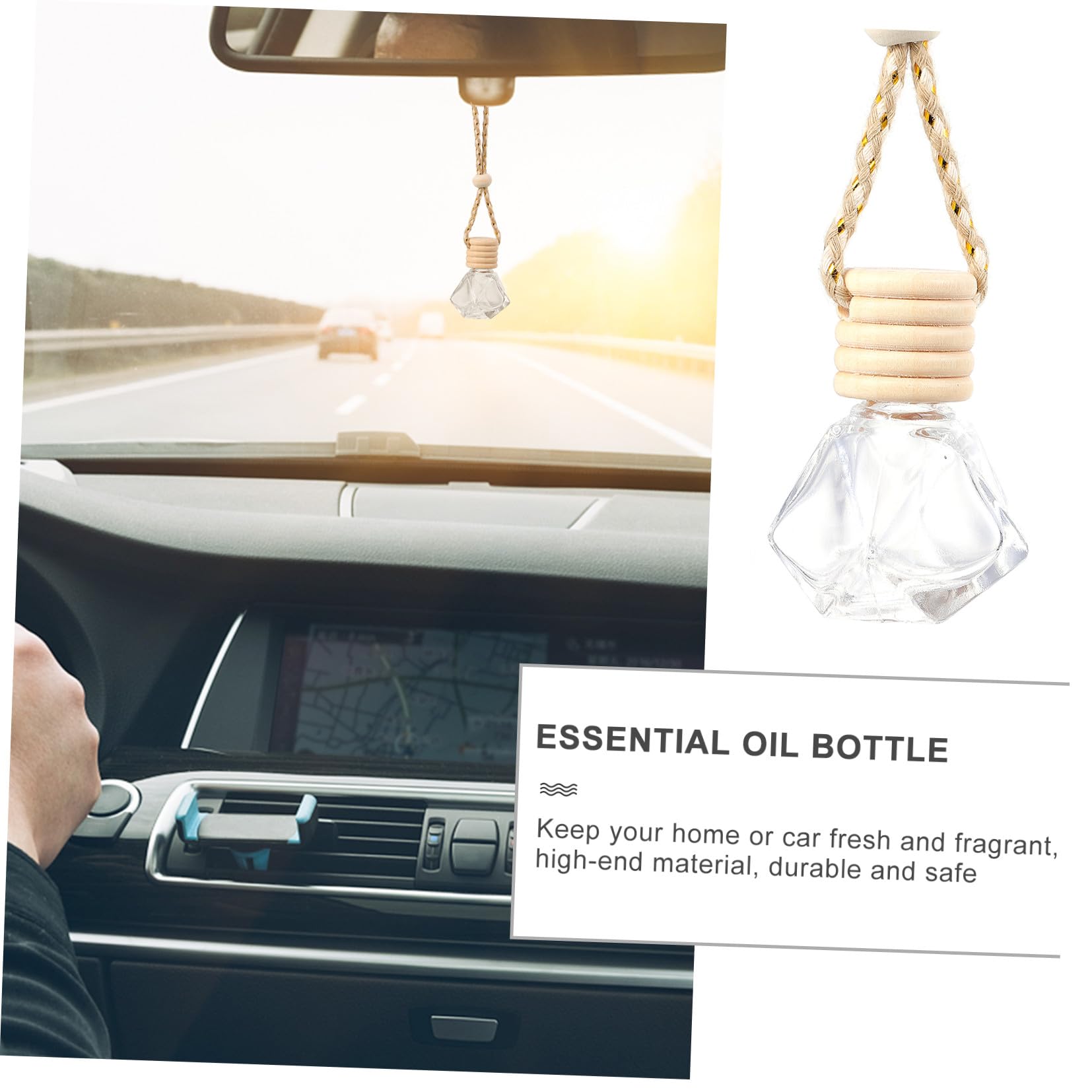 Mikinona 9 Set Di Bottiglie Di Profumo Da Appendere All'auto in Decorazione Pendente 6 Pezzi * 9
