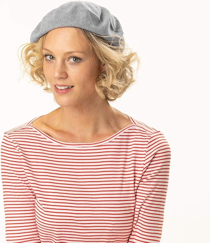 Seeberger - Basco estivo da donna, con bordo arrotolato Nero Taglia unica :  Amazon.it: Abbigliamento