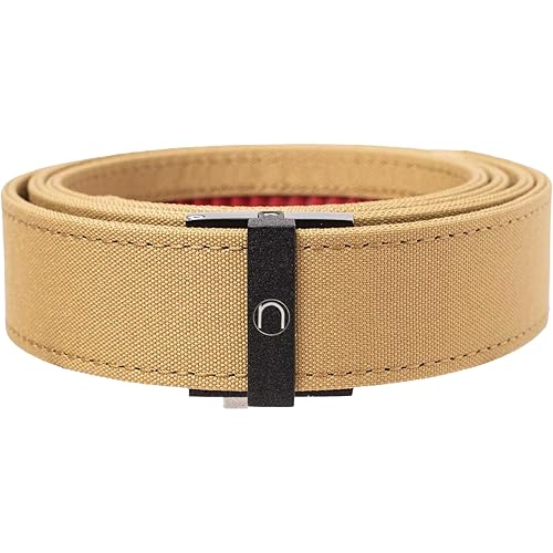 Nexbelt Thin Bar Tactical EDC Ratchet Belt for Men – Adjustable No-Hole Gun Belt for Concealed Carry – 1.5" Wide