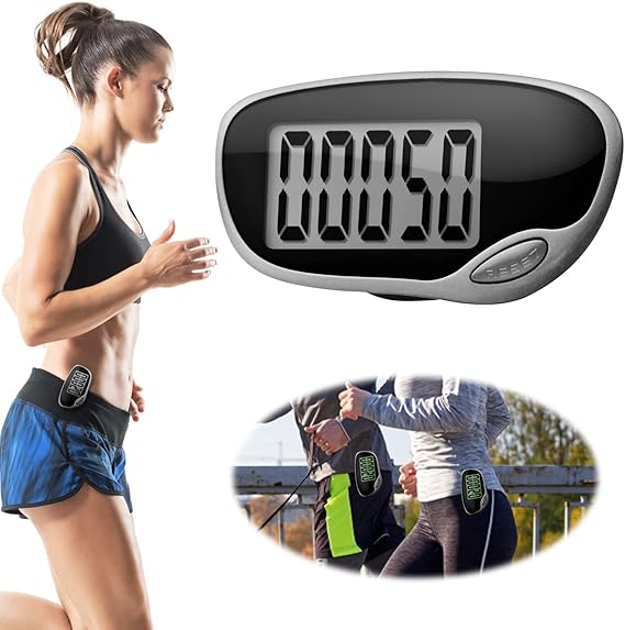 3D Schrittzähler zum Gehen: Einfacher Schrittzählern Clip On, Einfacher Walking Schrittzähler ...