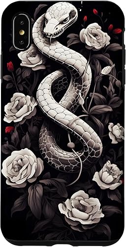 Vista 7 de Funda para iPhone 11 White Snake Floral White Roses
