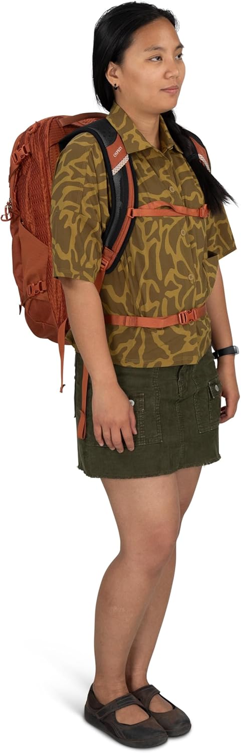 Osprey Nebula Commuter Backpack - Everyday Bag with Laptop Sleeve and Bottle Pockets, Moss Green/Earl Grey Heather - Image 15