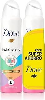 2 desodorantes Dove Invisible Dry