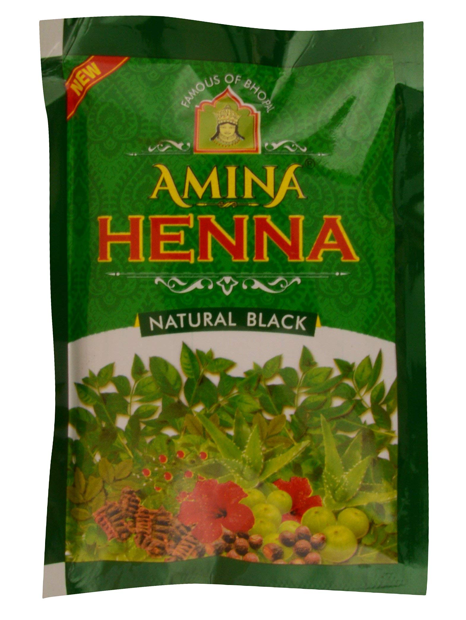 Amina Henna, Natural Black Mehndi Powder, 250 g (Pack of 21)-picture-37