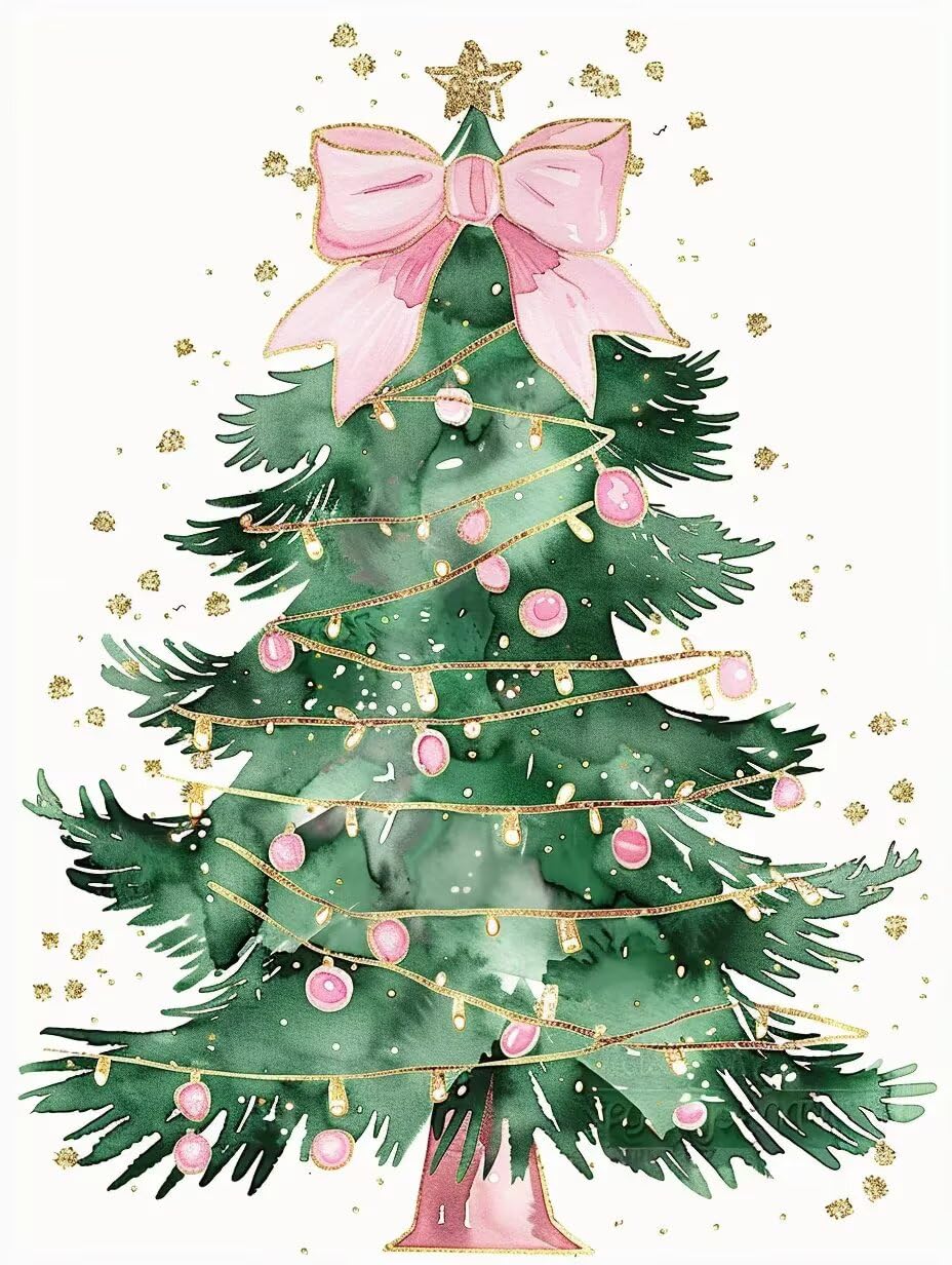 Framable 200 Piece Bow-Tied Christmas Tree Puzzles for Adults — image 1