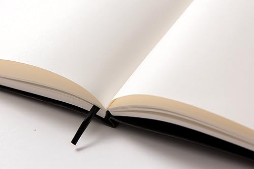 Miniatura 5 de Minimalism Art, Cuaderno Diario de Tapa Blanda Premium, Página en Blanco Lisa, 176 Páginas, Papel Grueso Premium de 100gsm, Marcapáginas de Cinta,