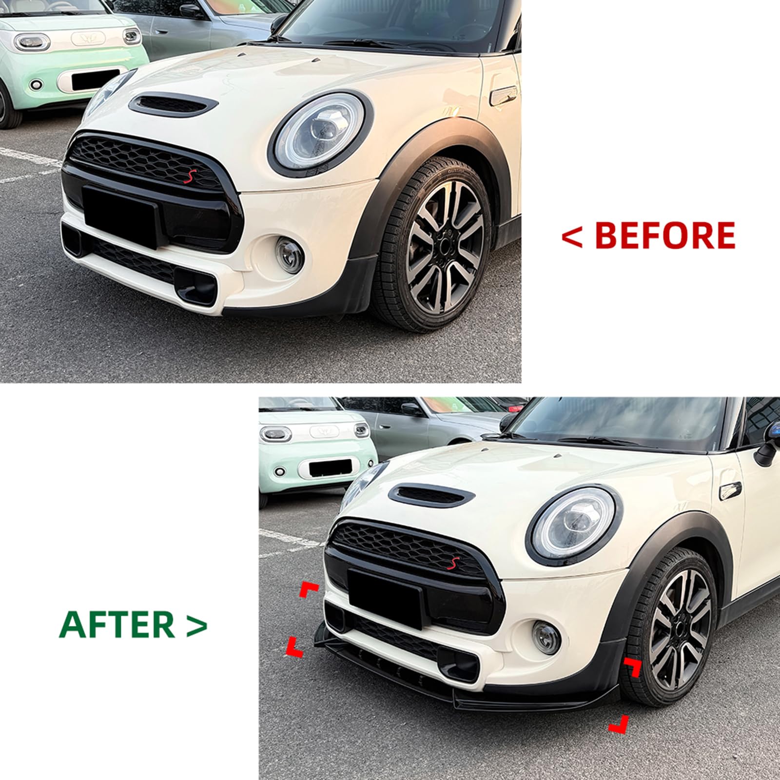 Amazon | フロントバンパー下部スポイラーリップ ミニクーパー S JCW