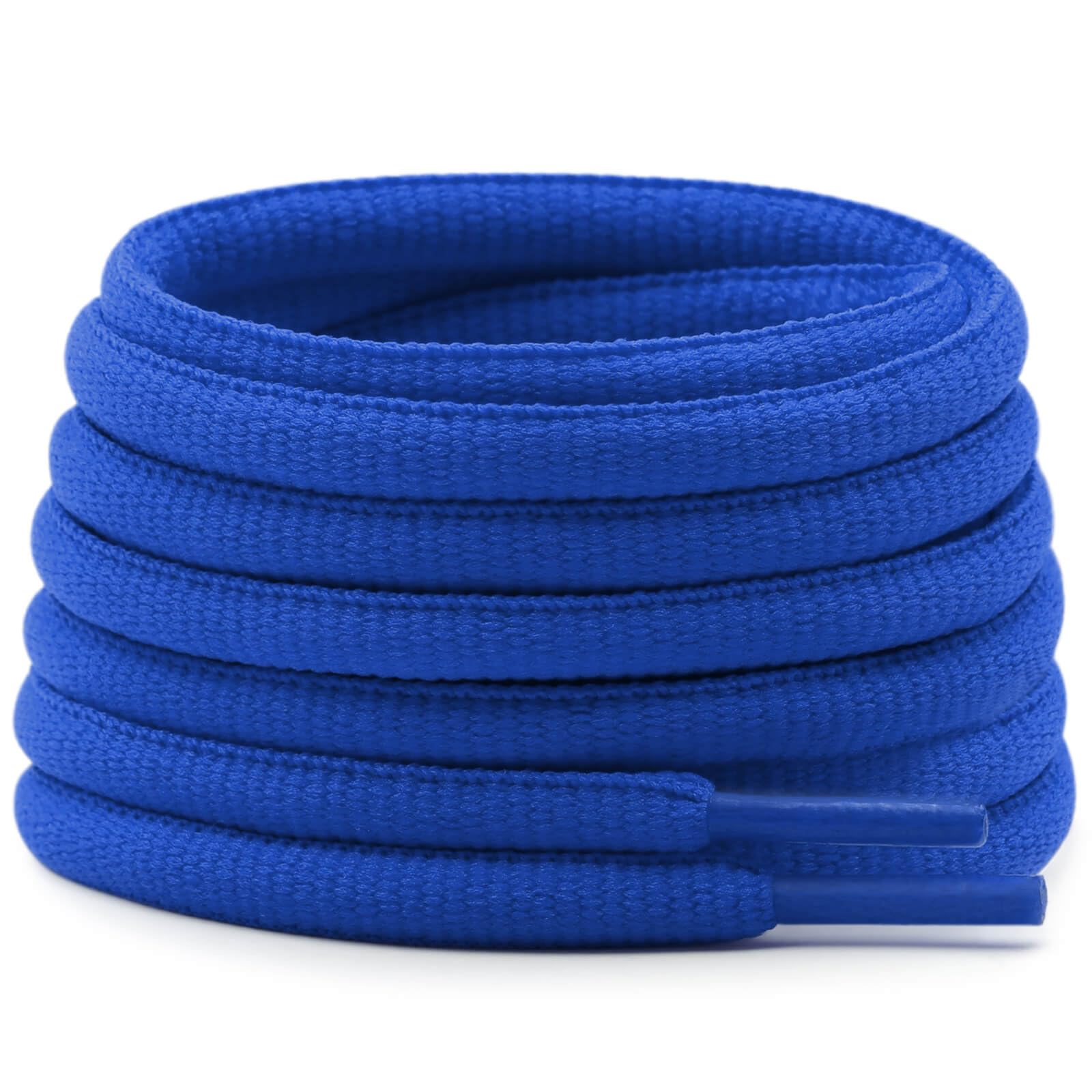 DELELE Oval Athletic Shoelaces Thick 4MM Half Round Shoe Laces Strings 2 Pair