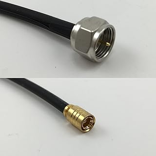 6 feet RG400 Low Loss F MALE to SMB FEMALE Pigtail Jumper RF coaxial cable 50ohm Quick USA Shipping