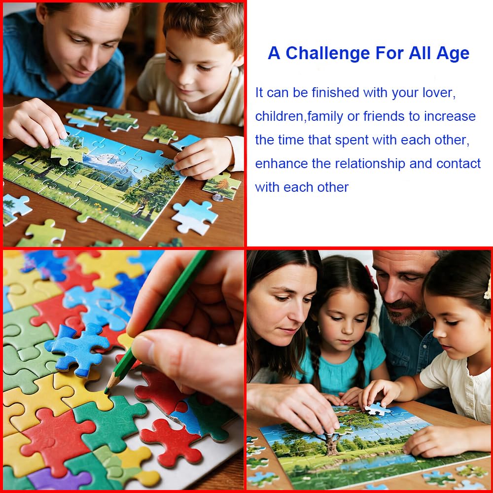 Puzzle für Erwachsene, 2000 Teile (105,5 x 75,5 cm), afrikanischer Elefant, der durch die Wiese wandert, Tierpuzzle, Anti-Stress-Spiel, Lernspiel für Erwachsene