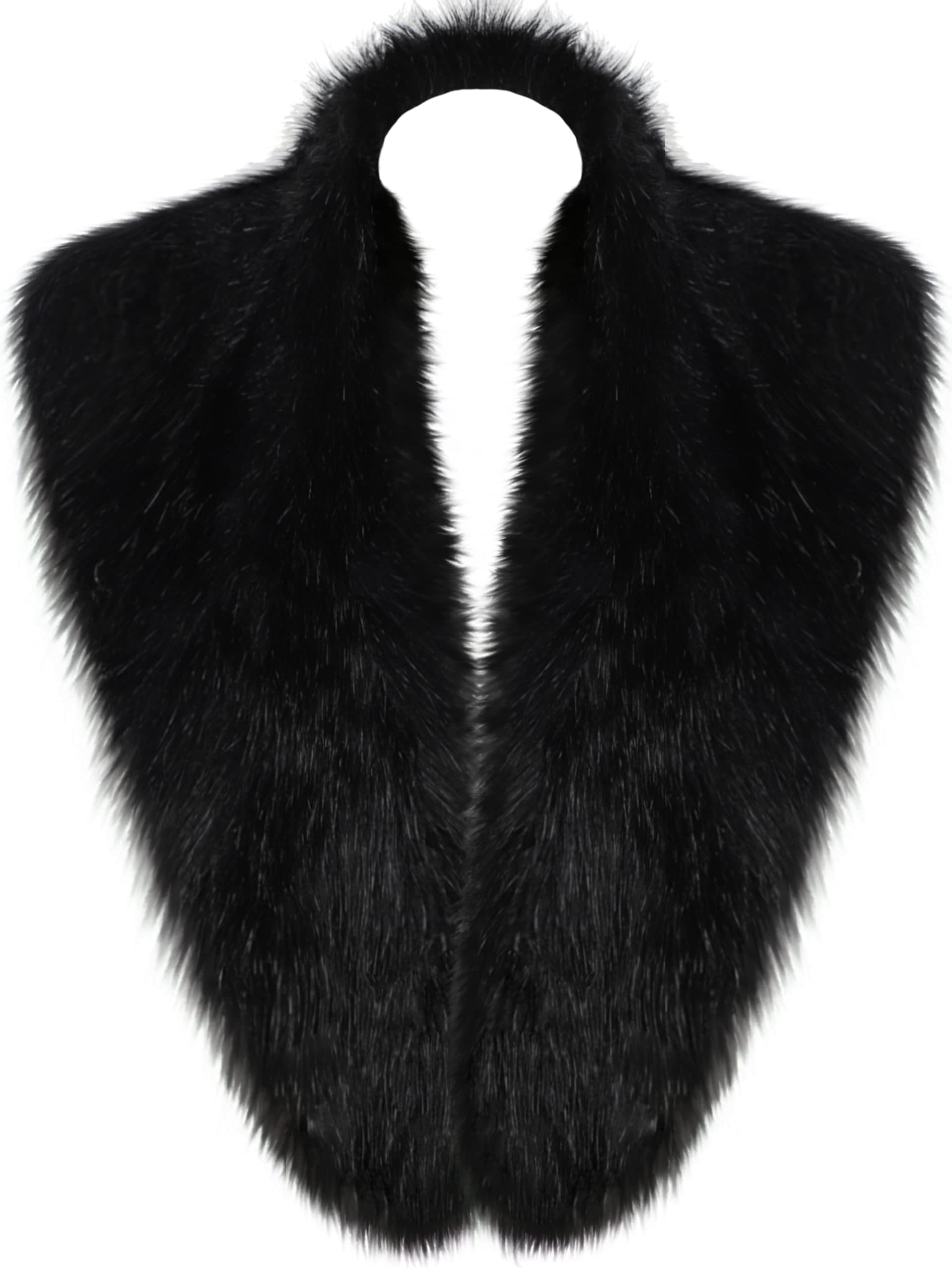 La Carrie Women's Faux Fur Collar Scarf Wrap Cold Winter Warmer