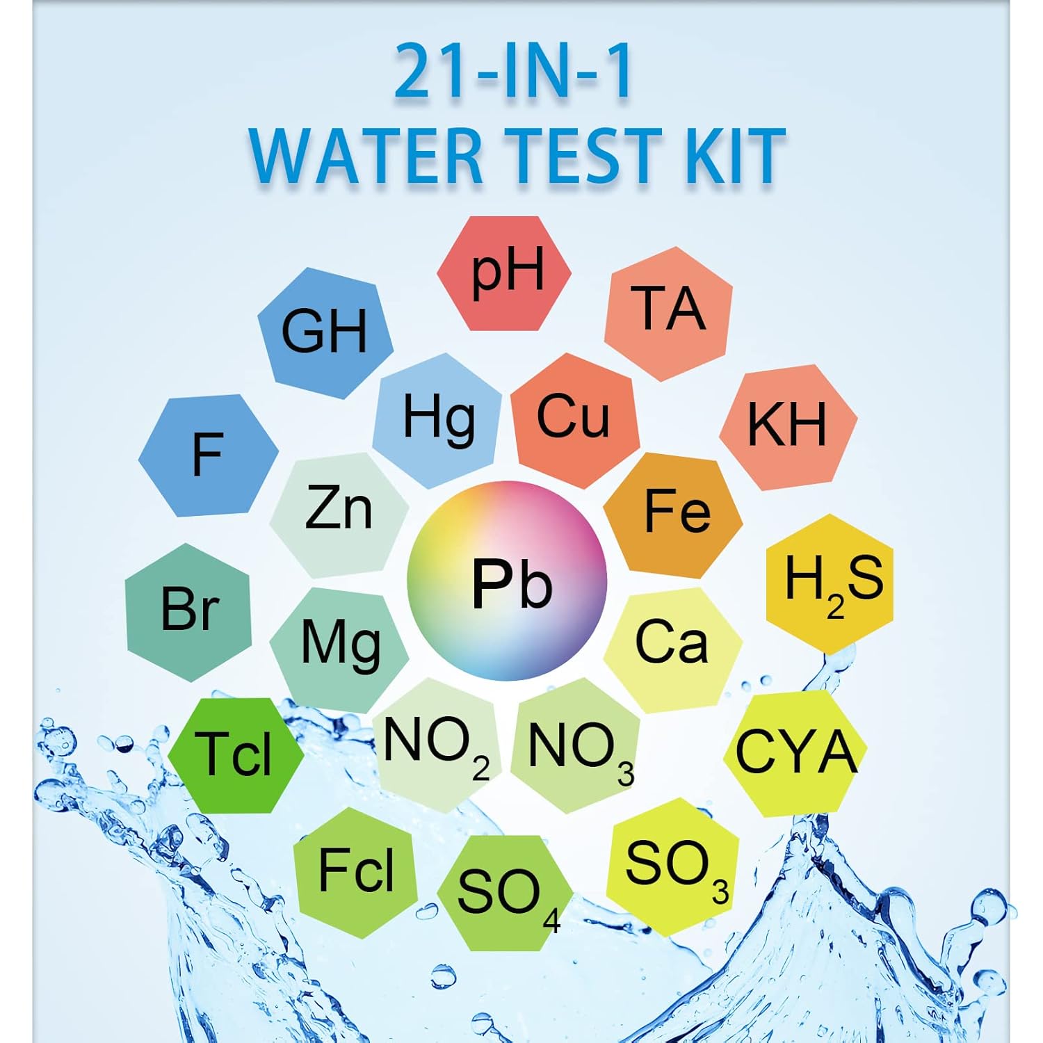 21 Way Premium Water Testing Kits for Drinking Water Hofun