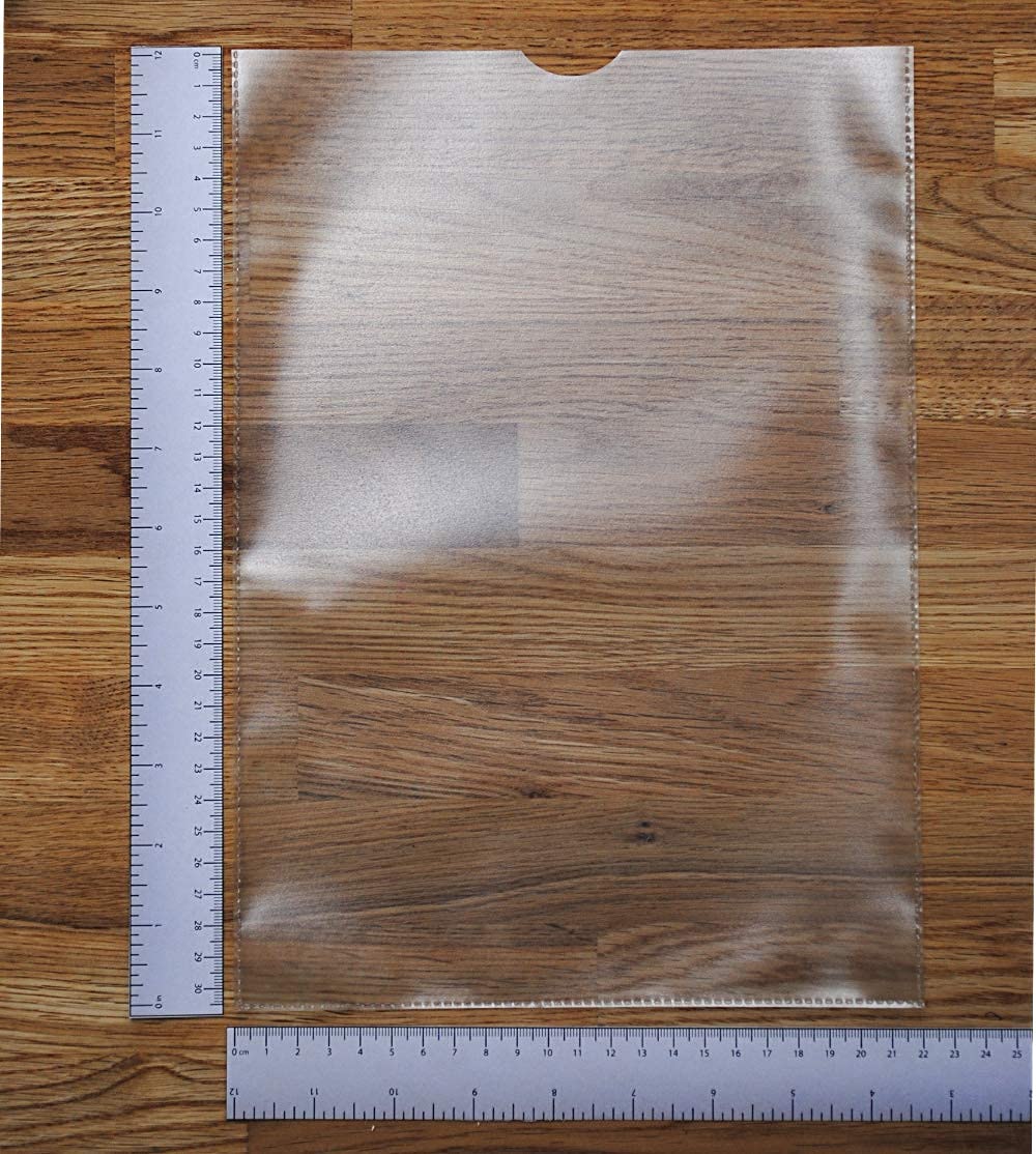 Unpunched Pockets/Job Card Holders/Page Protectors (A4 Pack of 100)