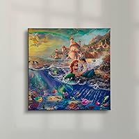 Vista 8 de Lona envuelta, de la galería de La Sirenita de Thomas Kinkade