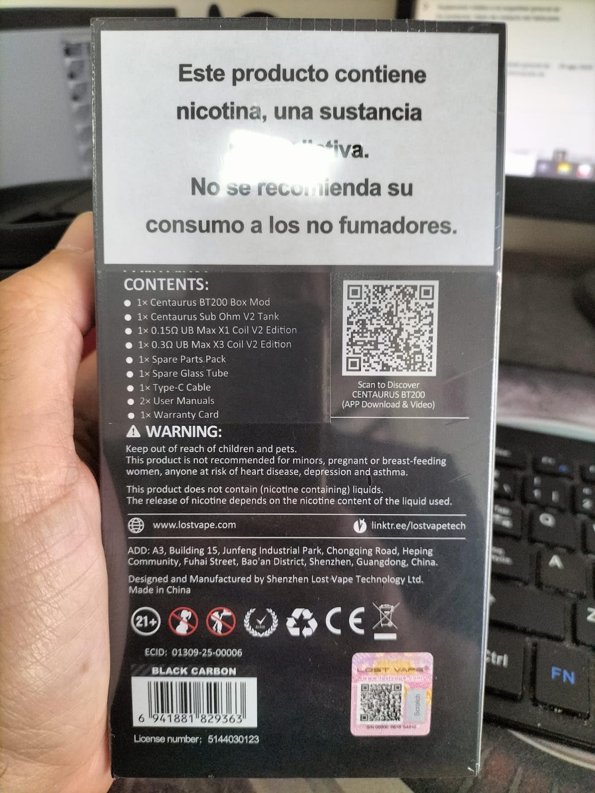 vaptio cosmo a1 résistance Lost Vape Centaurus BT200 200W Mod – Vanilla Vape