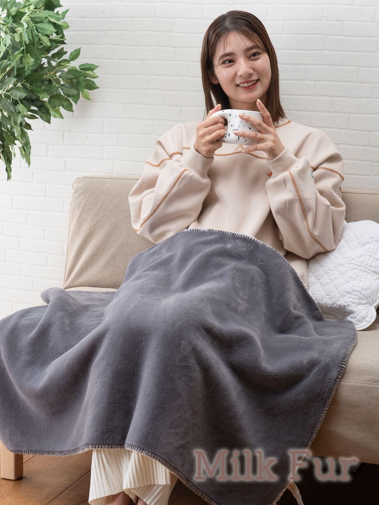 Amazon｜[小泉ライフテックス] ミルクファー ブランケット 2024年 172