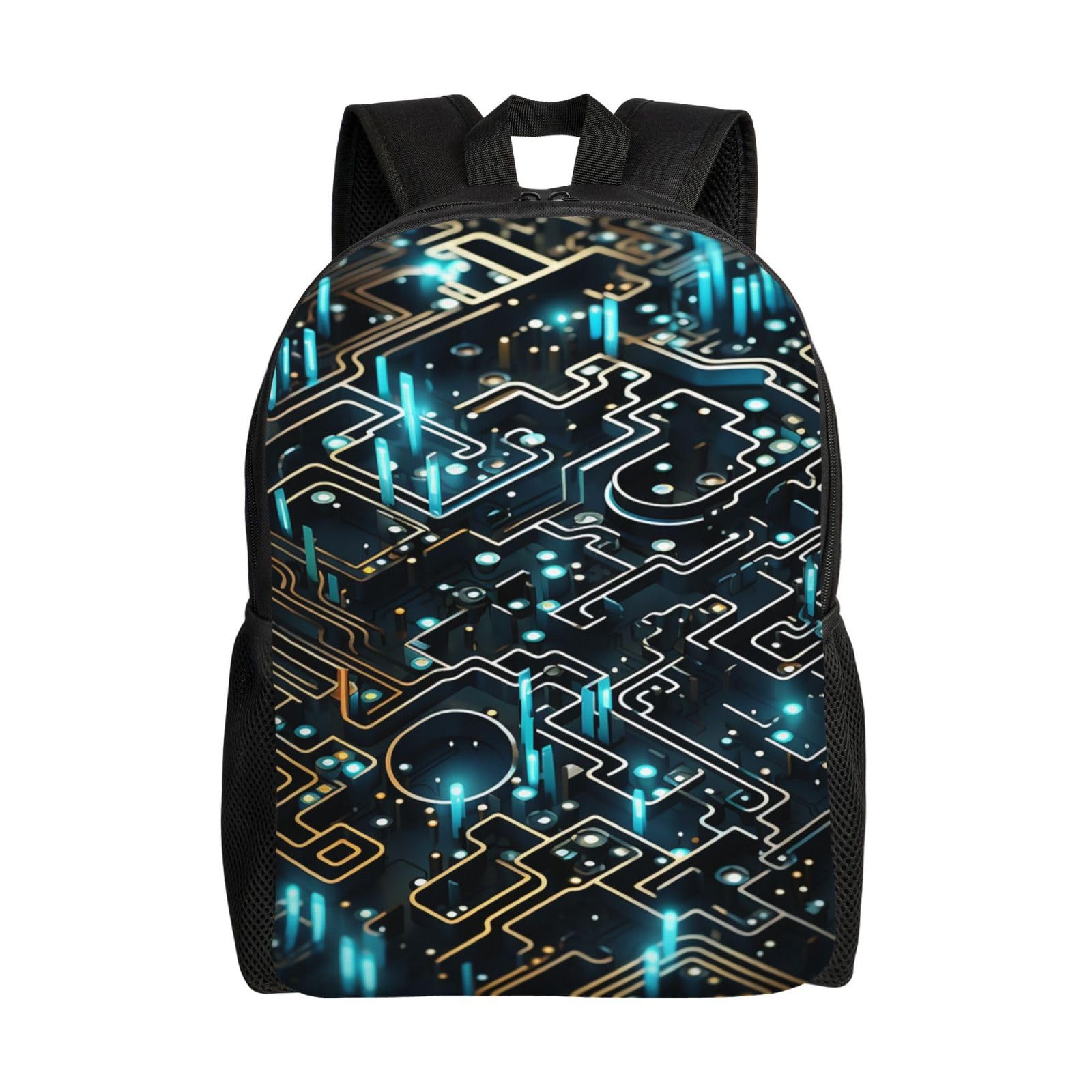 Coding pattern Travel Backpack for Men & Women 15.6 inch Laptop Backpack Waterproof Work Back Pack