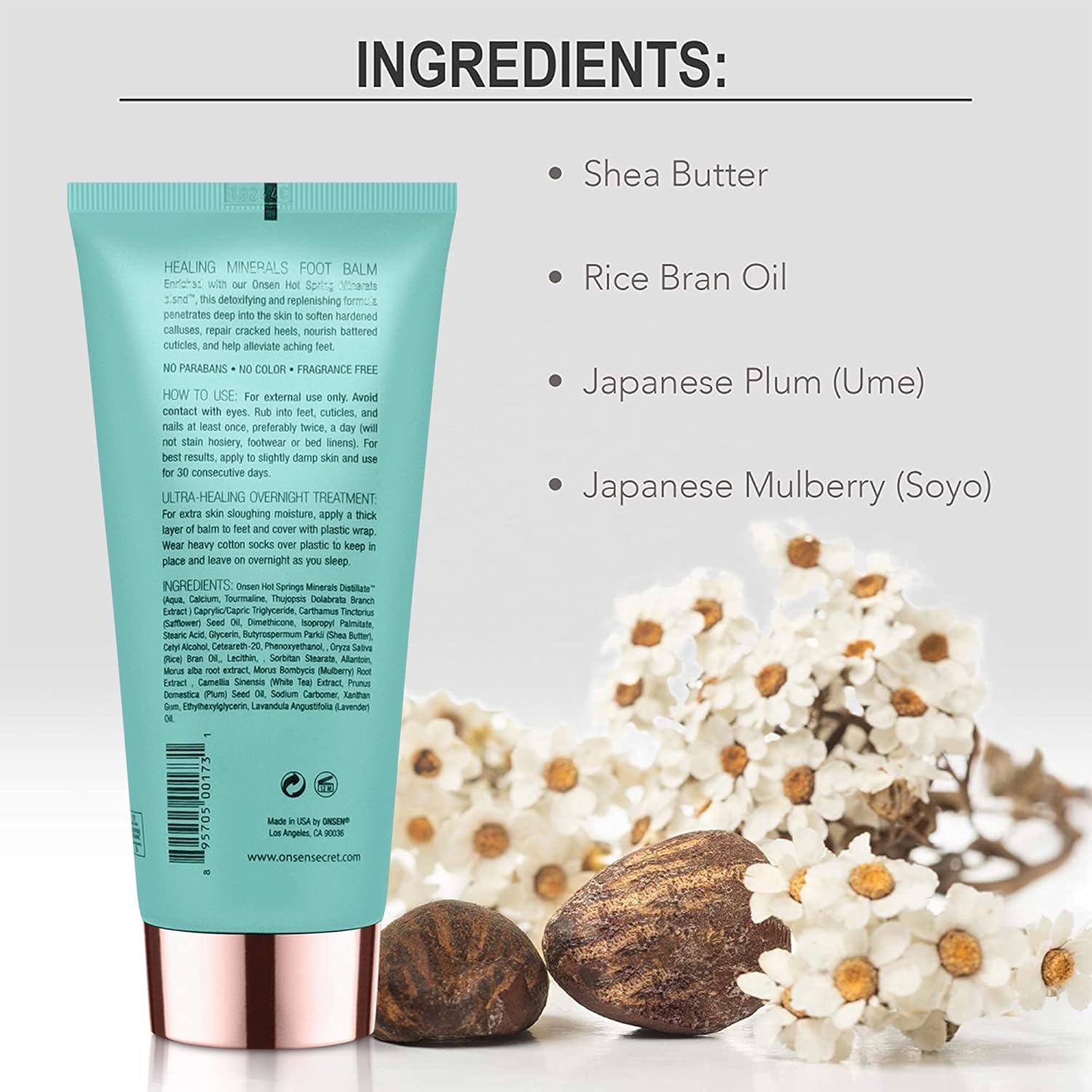 Onsen Secret Cuticle Cream & Foot Cream Bundle - Cuticle Oil in Deep Action, Repair, Moisturizes & Strengthen Cuticles & Nails. Foot cream for Dry Cracked Heels Foot Exfoliator w/Organic Ingredients : Beauty & Personal Care