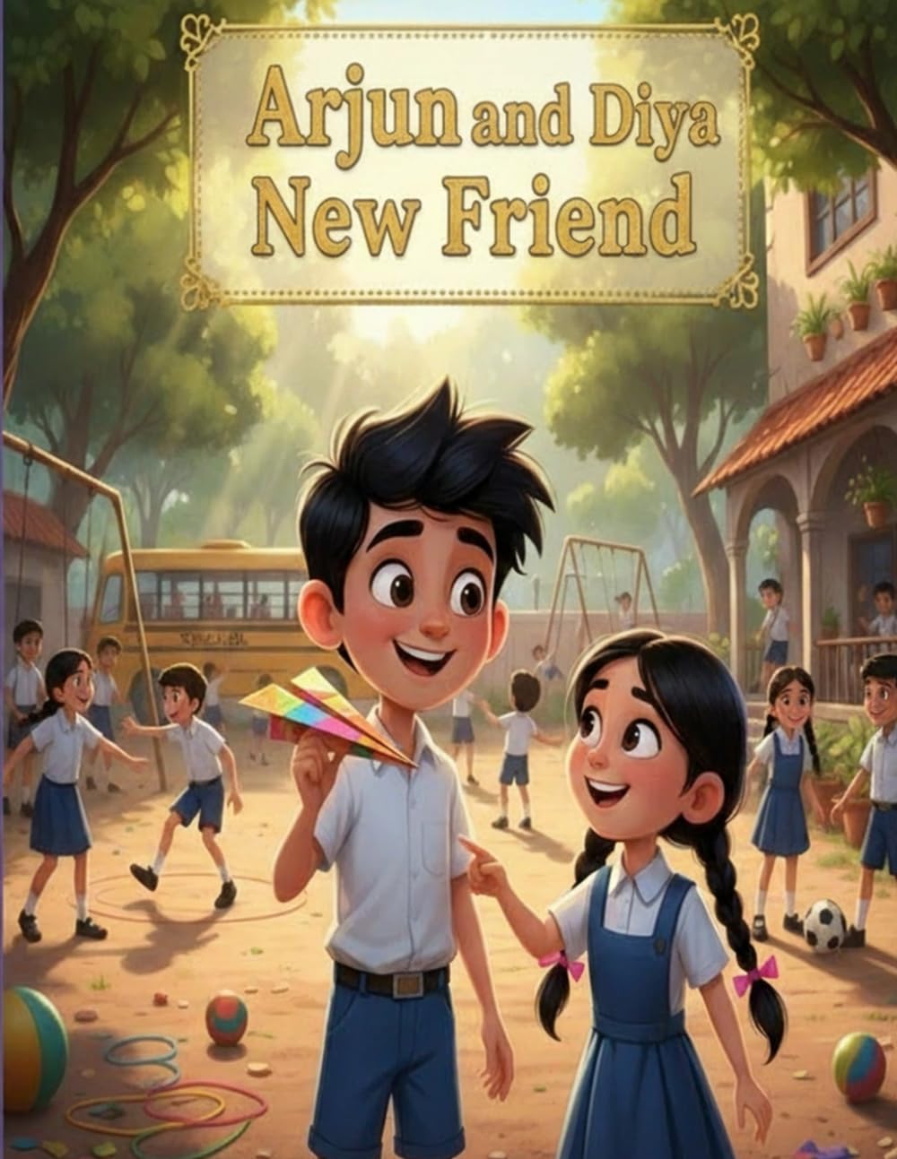 Arjun And Diya New Friend: A Story About Courage and Making New Friends (The Adventures of Arjun)