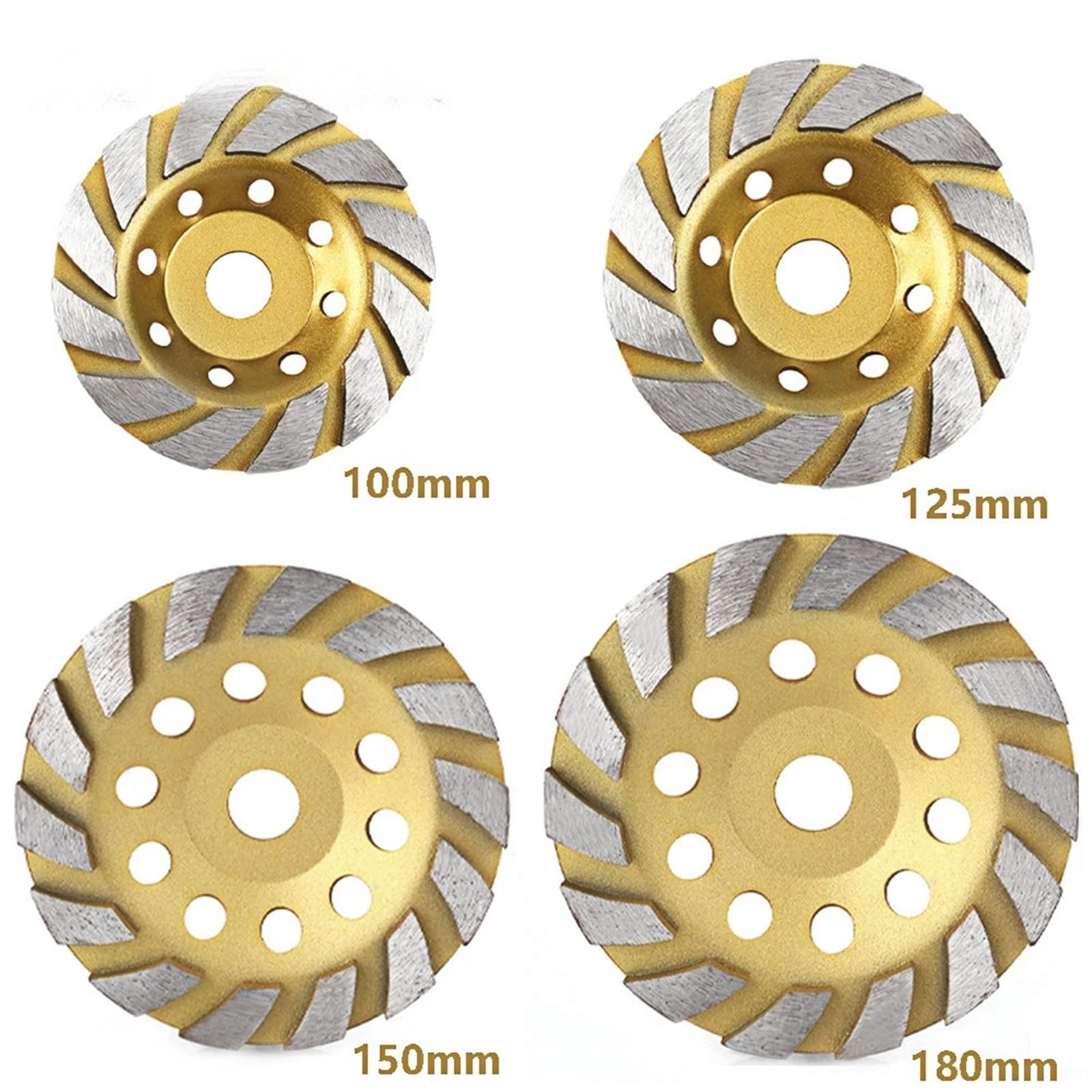 80/100/125/150/180 mm diamentowa tarcza szlifierska do betonu, granitu, kamienia, ceramiki, tnąca, 1 szt(180x22mm)