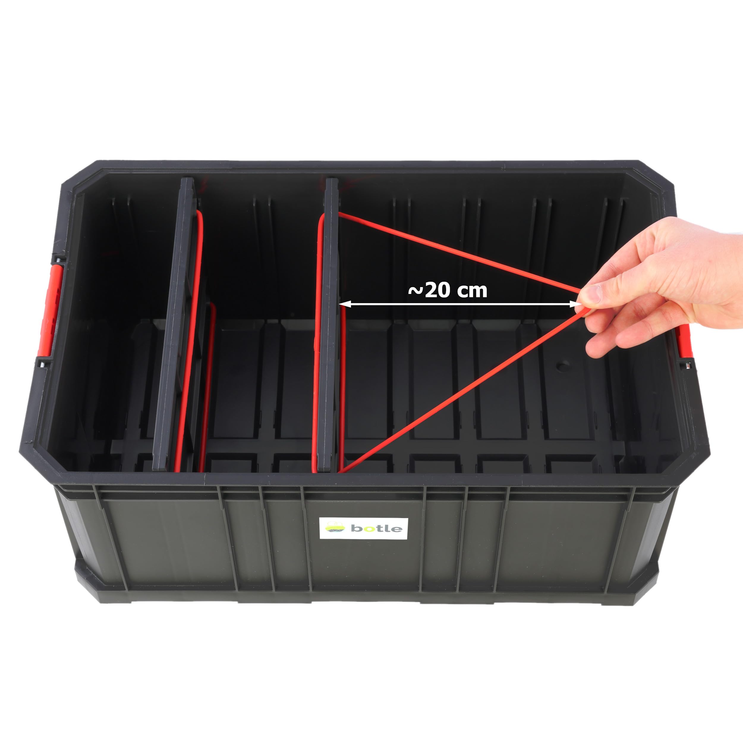 Boîte à outils avec 2 compartiments - Modulaire Basic Series
