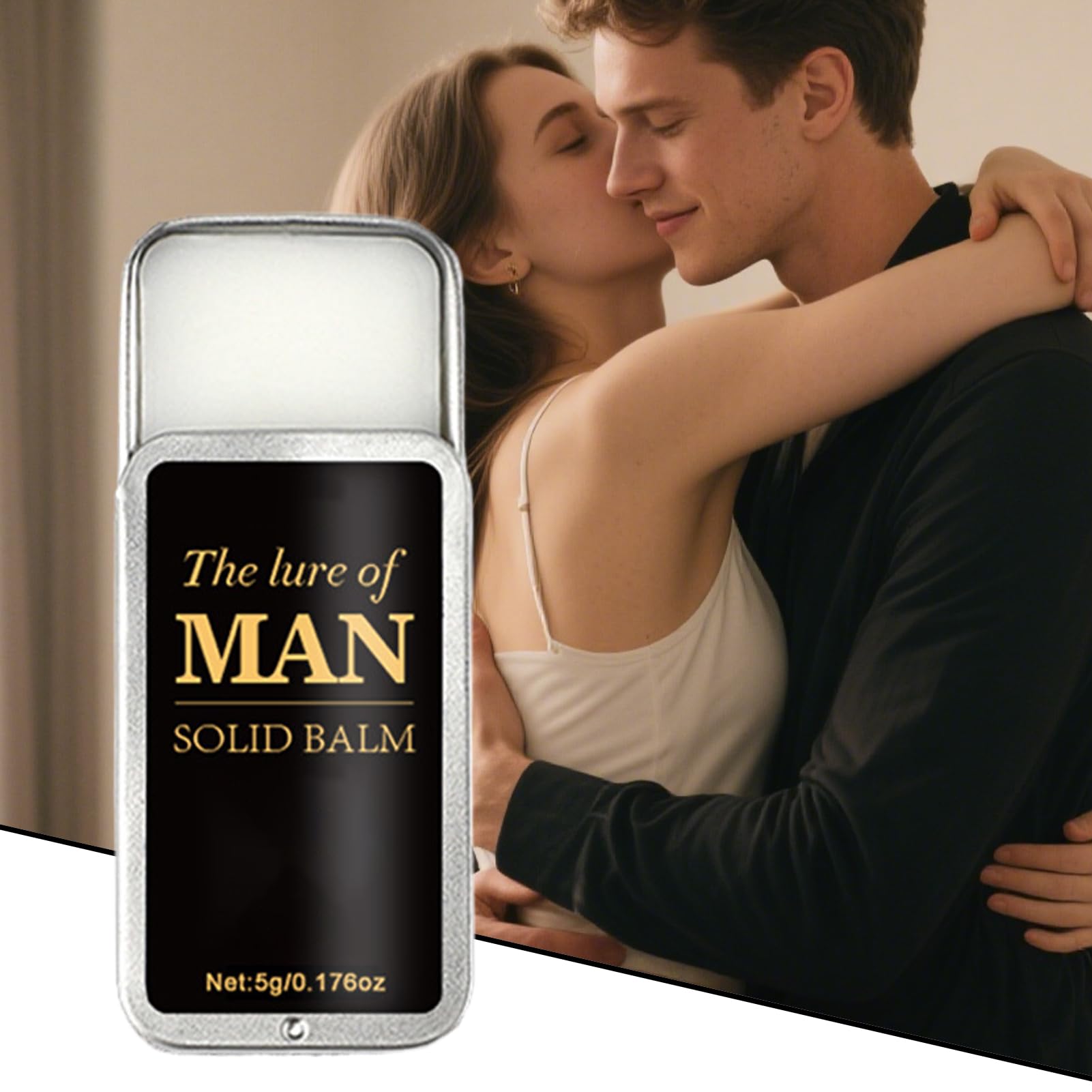 Profumo Solido Uomo,Fragranza Da Viaggio 5g - Solido Per Lavoro Palestra Escursioni Matrimonio Serata E Quotidiano