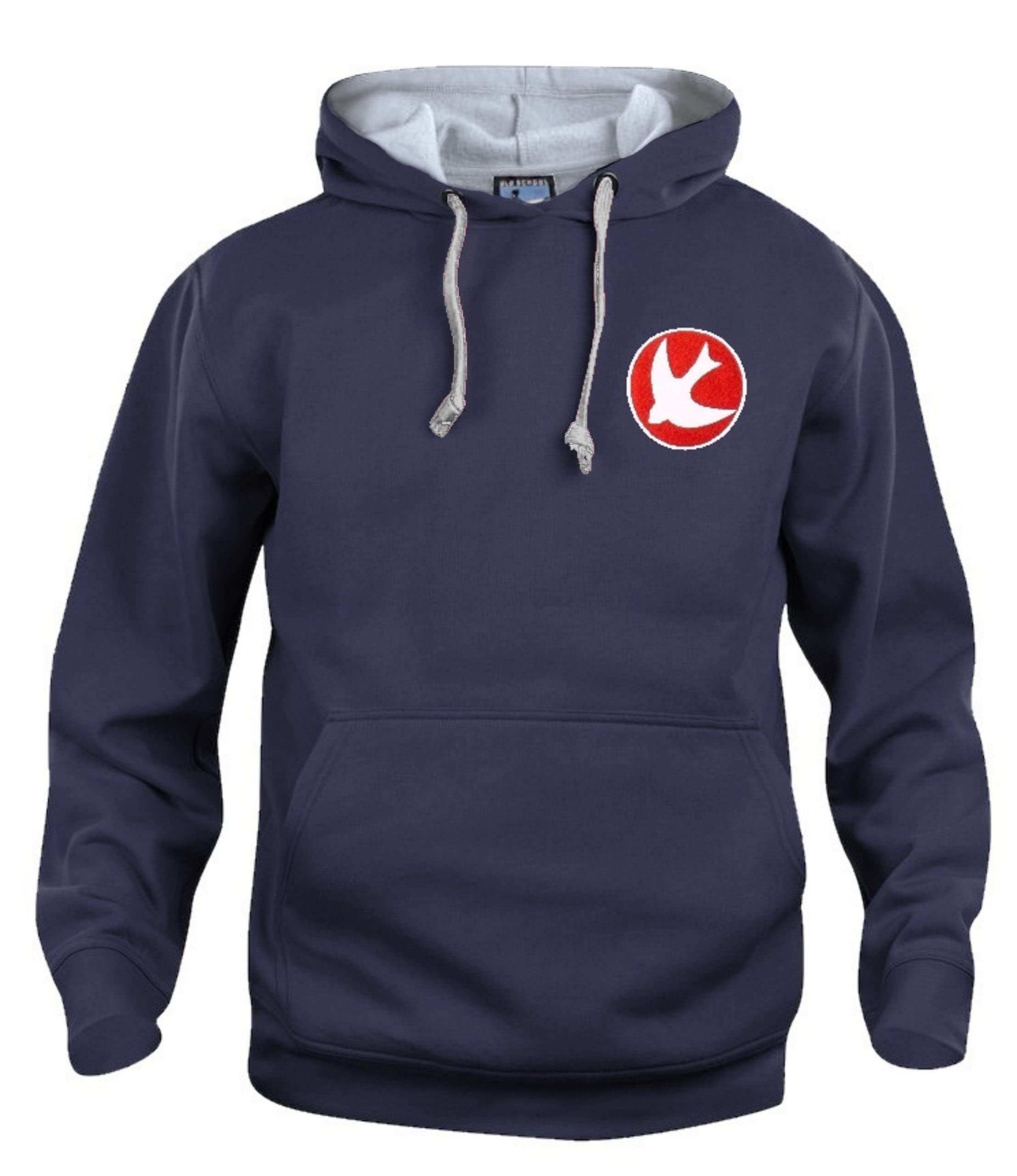 Old School Football Hoodie Navy