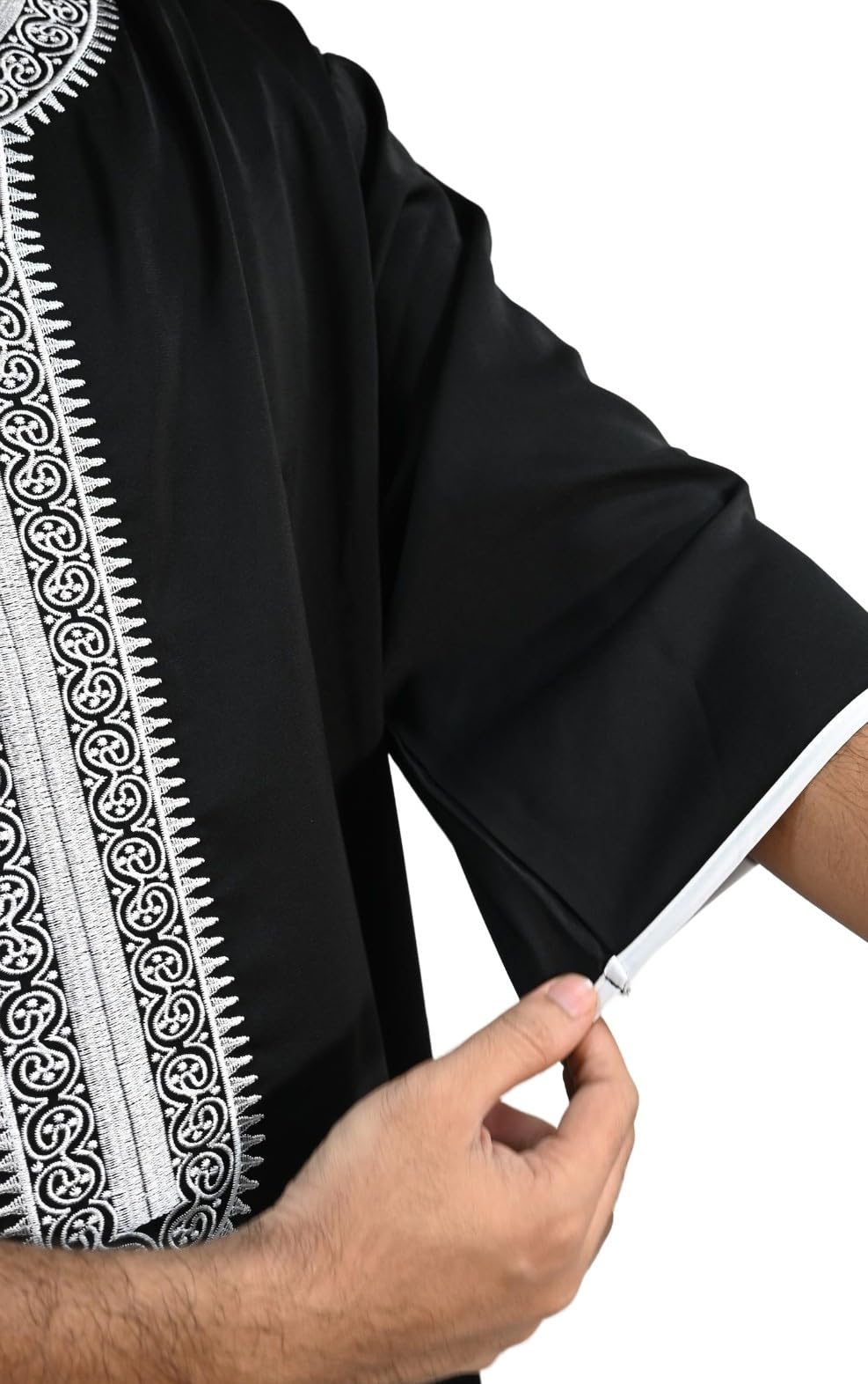 Robe Qamis Traditionnel Homme – Vêtement Musulman Caftan Djellaba Abaya