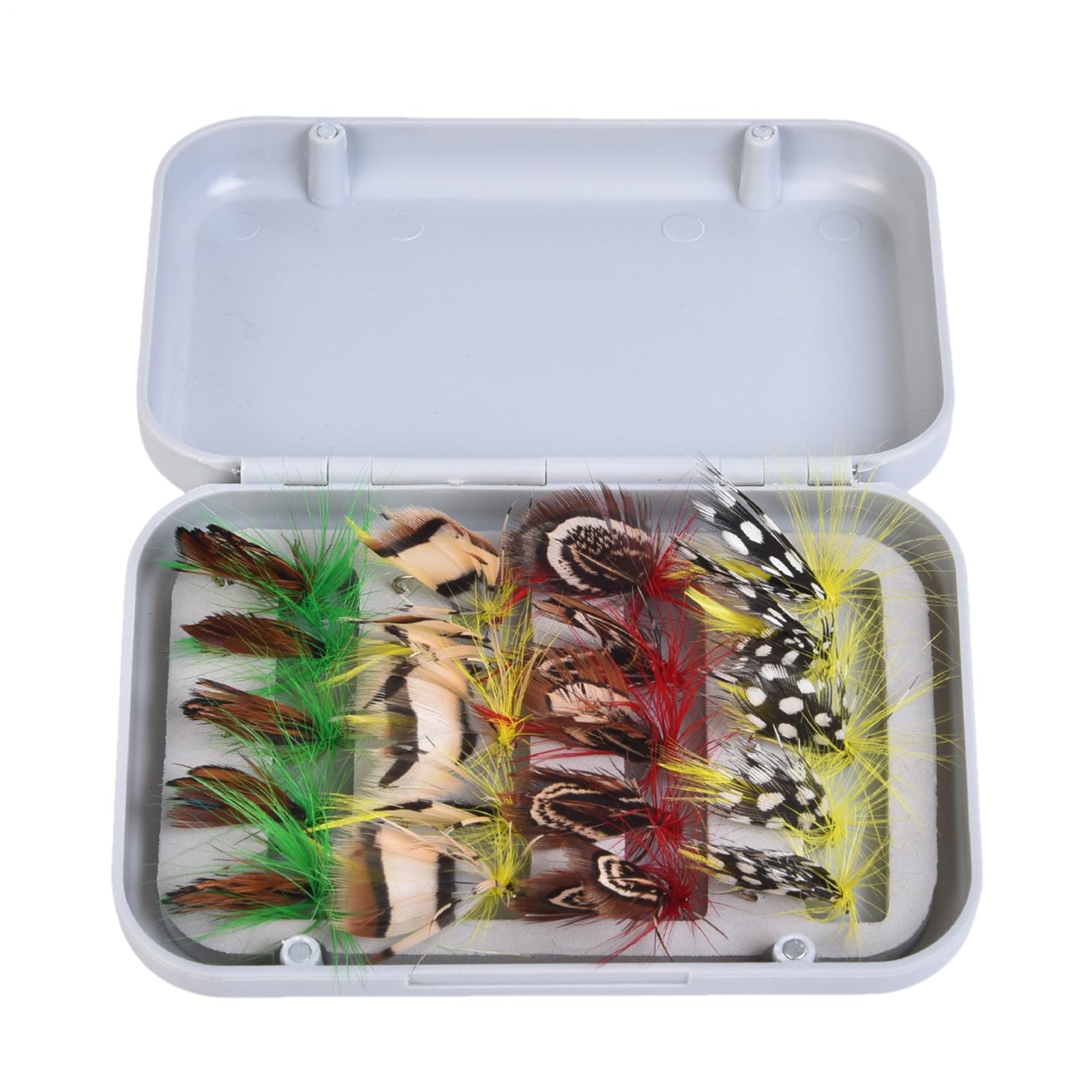 Fly Fishing Fly Set for Anglers, Practical Fishing Accessories, Compact Bait, for Anglers, Lakes, Rivers, Ponds Men, Dads
