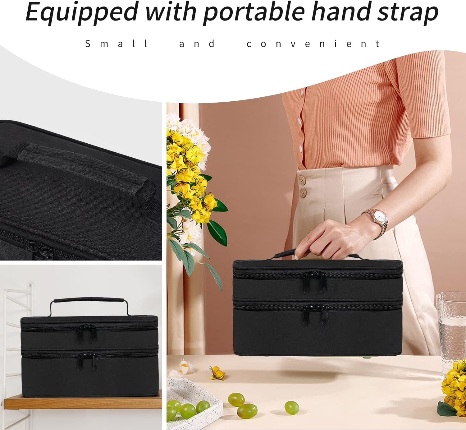 Storage bag for Hand Blender,Carrying Case for Immersion Blender Handheld,Stick Blender Travel Storage Organizer (Bag Only)