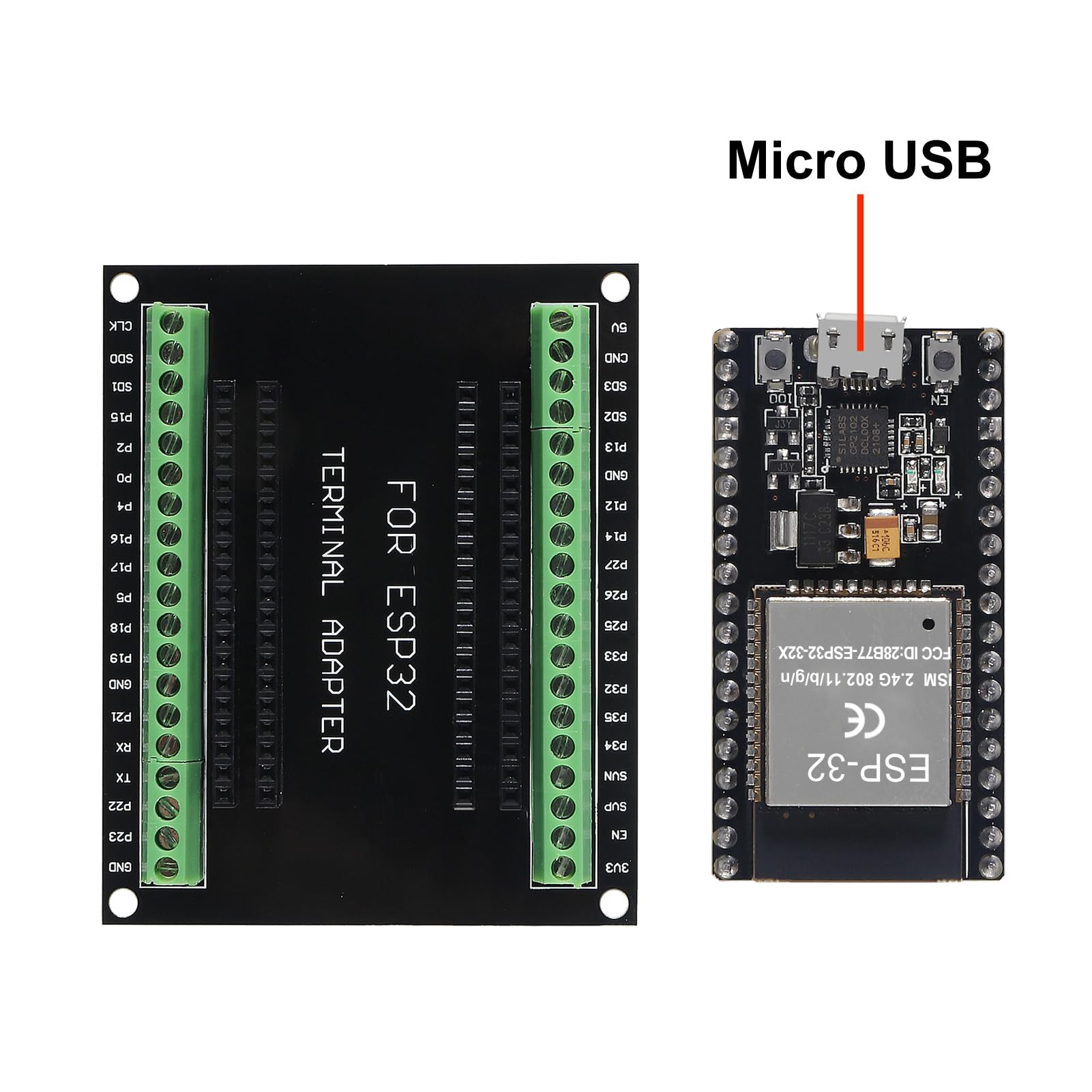 Amazon.com: 3 Set ESP32 ESP-32D Development Board CP2012 38Pin