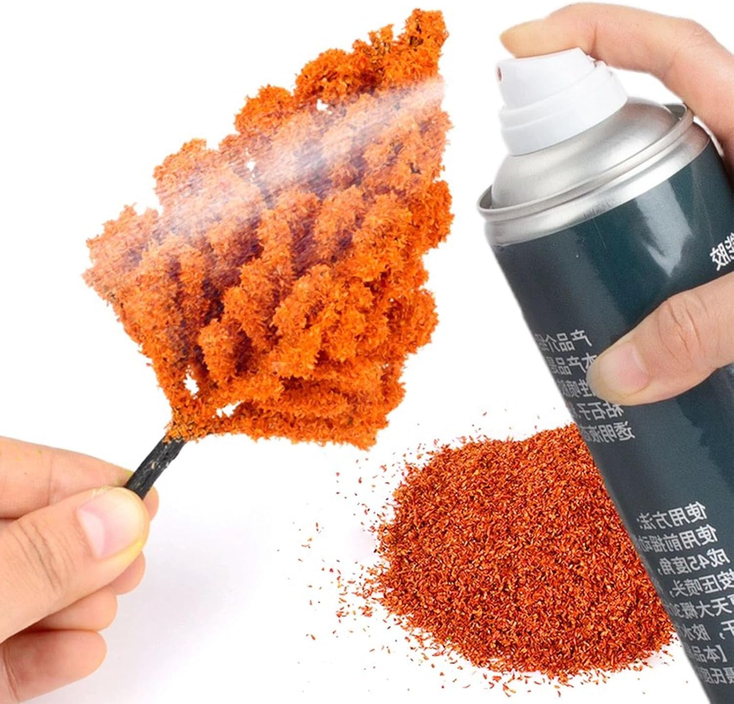 Realistic Miniature Leaves Model Scenery Leaf, 4 Color Simulation Leaves for DIY Railway Fairy Garden Simulation Vine for Fairy Garden Diorama Scenery Landscape Layout - Image 3